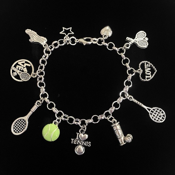Tennis Charm Bracelet - Picture 2 of 9